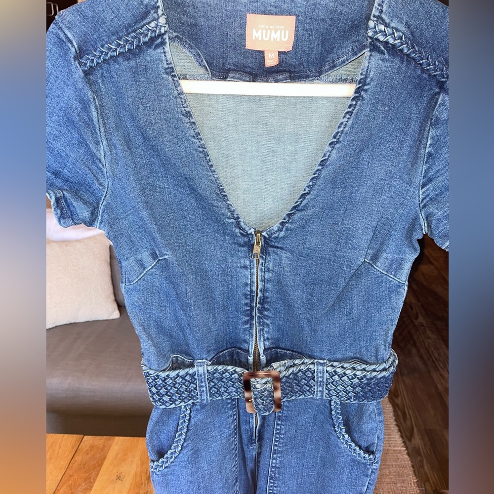 Show Me Your Mumu denim jumpsuit